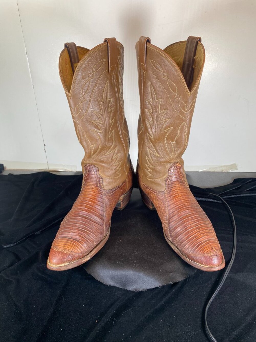 Nocona Vintage Teju Lizard Boots, Men's 10 D,